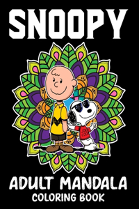 Snoopy Adult Mandala Coloring Book