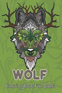Wolf Coloring Book For Adults