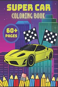 Supercar Coloring Book