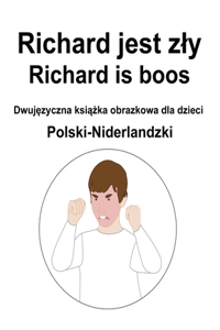 Polski-Niderlandzki Richard jest zly / Richard is boos Dwuj&#281;zyczna ksi&#261;&#380;ka obrazkowa dla dzieci