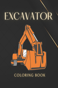 Excavator Coloring book