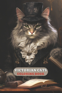 Victorian Cats Coloring Book