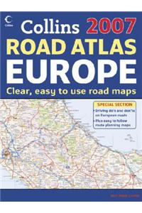 Collins Road Atlas Europe