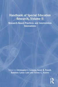 Handbook of Special Education Research, Volume II