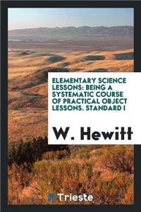 Elementary Science Lessons