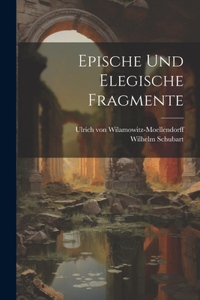 Epische und elegische Fragmente