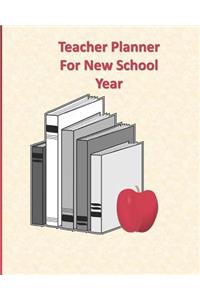 Teacher Planner for New School Year