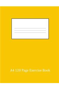 A4 120 Page Exercise Book