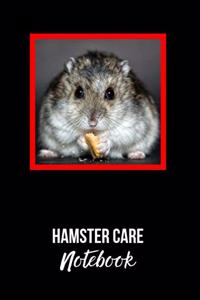 Hamster Care Notebook