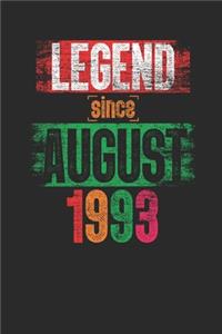 Legend Since August 1993