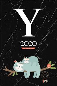 2020 Sloth Tribe Diary Planner