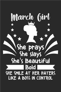 March Girl She Slays She Prays
