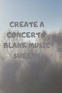 Create a Concerto Blank Music Sheets