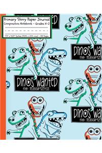 Dinosaurs Era Primary Story Paper Journal