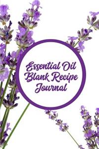 Essential Oil Blank Recipe Journal