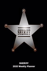 Sheriff 2020 Weekly Planner