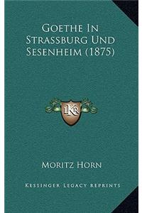 Goethe In Strassburg Und Sesenheim (1875)