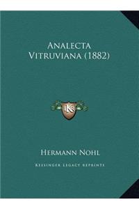 Analecta Vitruviana (1882)