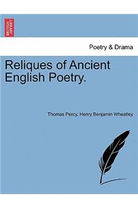 Reliques of Ancient English Poetry. Vol. III.