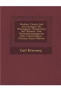 Wechsel, Checks Und Anweisungen