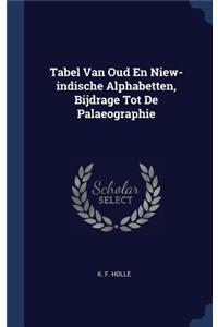 Tabel Van Oud En Niew-indische Alphabetten, Bijdrage Tot De Palaeographie