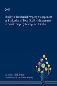 Quality in Residential Property Management