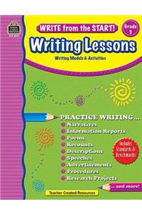 Write from the Start! Writing Lessons, Grade 3
