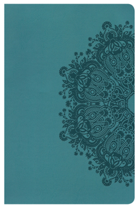 NKJV Large Print Ultrathin Reference Bible, Teal LeatherTouch, Indexed