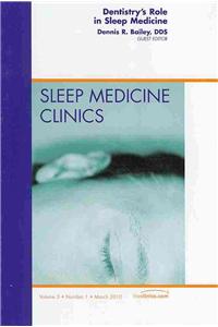 Dentistry's Role in Sleep Medicine, An Issue of Sleep Medicine Clinics