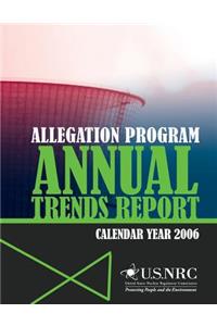 Allegation Program Annual Trends Report- Calendar Year 2006