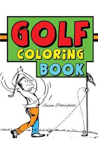 Golf Coloring Book