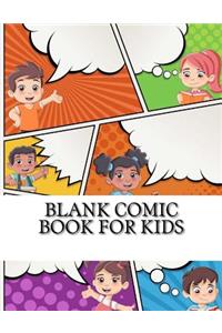 Blank Comic Book For kids