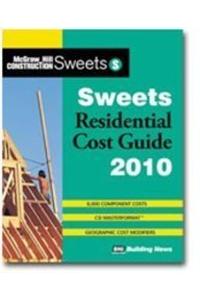 Sweets Residential Cost Guide 2010