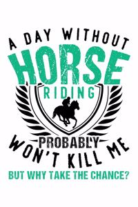A Day Without Horse Riding Why Take the Chance