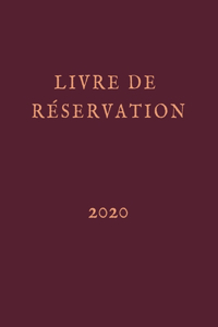 Livre de réservation 2020