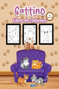 Gattino Libro da Colorare per Bambini