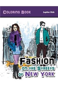 Fashion on the Streets of New York Coloring Book