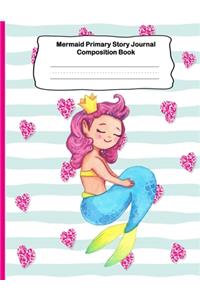 Mermaid Primary Story Journal Composition Book