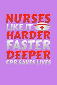 Nurses Like It Harder Faster Deeper CPR Saves Lives