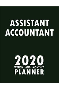 Assistant Accountant 2020 Weekly and Monthly Planner