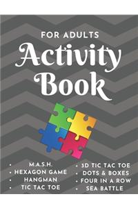 Activity Book - For Adults
