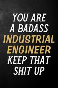 You Are A Badass Industrial Engineer Keep That Shit Up
