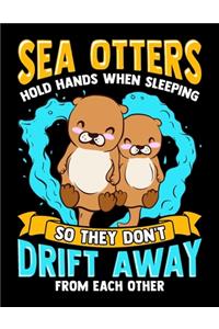 Sea Otters Hold Hands When Sleeping So They Don't Drift Away From Each Other