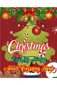 Christmas Color By Number Adult Coloring Book