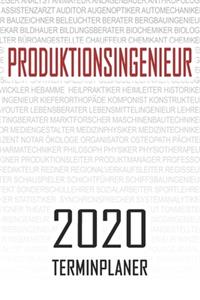 Produktionsingenieur - 2020 Terminplaner