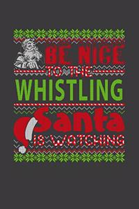 Be Nice To The Whistling Santa Is Watching