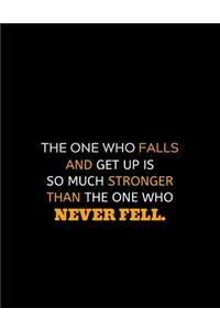 The One Who Fails And Get Up Is Much More Stronger