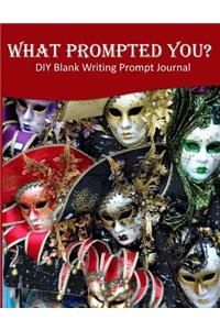 What Prompted You? DIY Blank Writing Prompts Journal