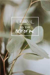 A Journal to the Best of Me