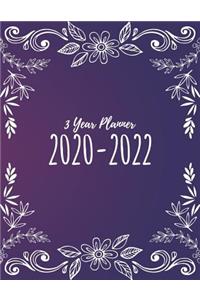 3 Year Planner 2020-2022